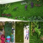 ⁦بلاطة زرع صناعي 50*60 سم لتزين وتجديد ديكور الحوائط والبلكونات للمنازل والشركات والكافيهات⁩ - الصورة ⁦2⁩