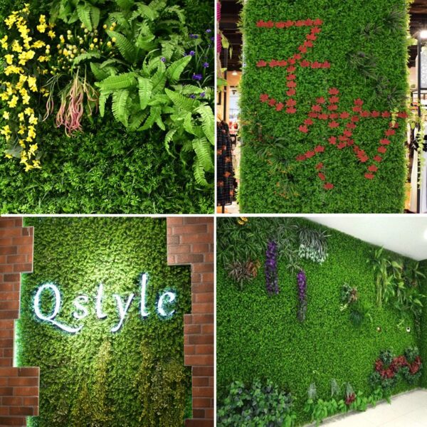 بلاطة زرع صناعي 50*60 سم لتزين وتجديد ديكور الحوائط والبلكونات للمنازل والشركات والكافيهات