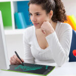 ⁦تابلت تعليمي الوان للرسم والكتابة وتنمية مهارات الأطفال شاشة 16 بوصة⁩ - الصورة ⁦11⁩