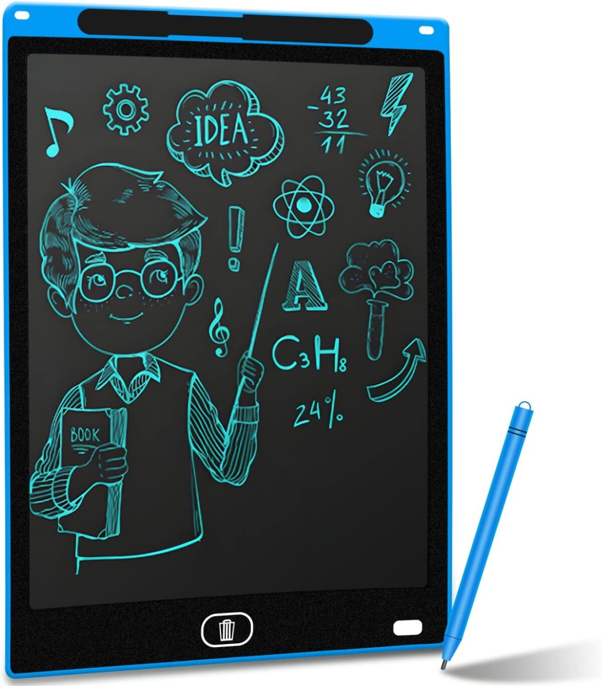 ⁦تابلت تعليمي للرسم والكتابة وتنمية مهارات الأطفال شاشة 12 بوصه⁩ - الصورة ⁦8⁩