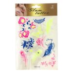 ⁦تاتو مضيء مؤقت قابل للإزالة أمن علي البشرة بأشكال مختلفة⁩ - الصورة ⁦4⁩