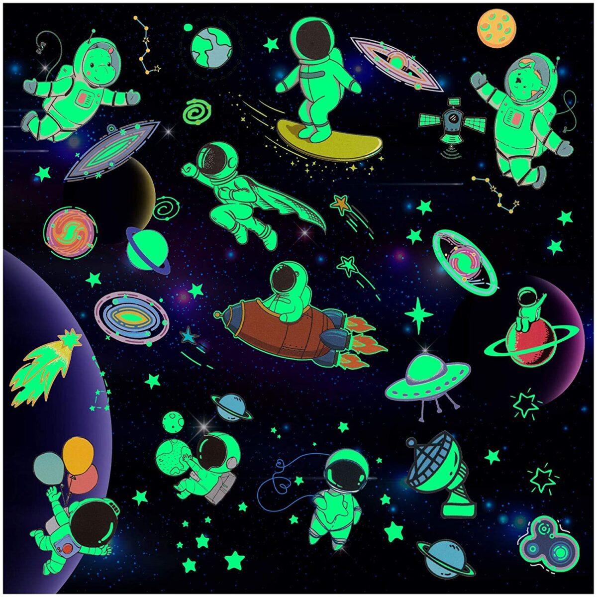 ⁦تاتو مضيء مؤقت قابل للإزالة أمن علي البشرة بأشكال مختلفة⁩ - الصورة ⁦6⁩