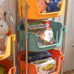 ⁦تربو 4 دور منظم وحامل لأدوات المطبخ والحمام ولعب الأطفال بعجلات لسهولة الحركة⁩ - الصورة ⁦5⁩