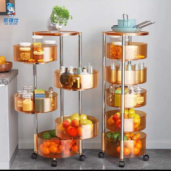 تربو منظم 5 دور اكليريك بسلات دائرية تدور ٣٦٠ درجة وعجل لسهولة الحركة