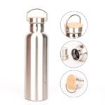 ترمس حراري استانليس ستيل حافظ للحرارة بغطاء محكم الغلق ويد لسهولة الحمل وقت السفر والرحلات