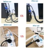 جراب مجمع ومنظم وخافي للاسلاك والكابلات قابل للقص - الصورة 5