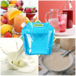 ⁦جركن مياه قابل للطي للتخييم والرحلات والبحر والسيارة بغطاء ويد لسهولة الحمل 10 لتر⁩ - الصورة ⁦7⁩