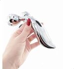 ⁦جهاز تدليك أسطواني يدوي ثلاثي الأبعاد للوجه والرقبة من البلاتينيوم⁩ - الصورة ⁦3⁩