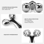 ⁦جهاز تدليك أسطواني يدوي ثلاثي الأبعاد للوجه والرقبة من البلاتينيوم⁩ - الصورة ⁦6⁩