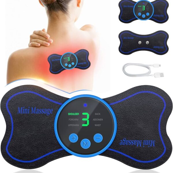 جهاز تدليك ومساج ميني للجسم ب 8 اوضاع يساعد علي الراحة والتخلص من الآلم الظهر والرقبة