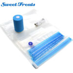 ⁦جهاز تفريغ وشفط الهواء من أكياس حفظ الطعام مع 5 أكياس تخزين للطعام والخضروات قابلة لإعادة الأستخدام⁩ - الصورة ⁦8⁩