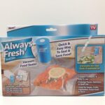 ⁦جهاز تفريغ وشفط الهواء من أكياس حفظ الطعام مع 5 أكياس تخزين للطعام والخضروات قابلة لإعادة الأستخدام⁩ - الصورة ⁦9⁩