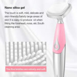 ⁦جهاز تنظيف وتدليك الوجه بعمق تاتش سيليكون يعمل بالبطاريات⁩ - الصورة ⁦6⁩