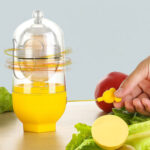 جهاز خلط البيض المسلوق لخلط الصفار مع البياض وعمل البيض الذهبي