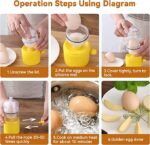 ⁦جهاز خلط البيض المسلوق لخلط الصفار مع البياض وعمل البيض الذهبي⁩ - الصورة ⁦9⁩