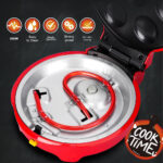 ⁦جهاز صنع وافل وكب كيك وتورتيلا 3 في 1 كهرباء 850 واط⁩ - الصورة ⁦8⁩