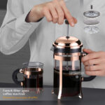⁦جهاز فرنش بريس لتحضير القهوة في البيت كالمحترفين 800 مللي⁩ - الصورة ⁦2⁩