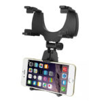 ⁦حامل الموبايل المعلق في مراية السيارة لسهولة الإستخدام أثناء القيادة⁩ - الصورة ⁦4⁩