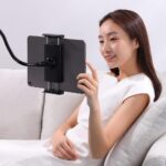 ⁦حامل تابلت بمشبك يثبت علي السرير والمكتب يدور 360 درجة للتحكم في زاوية الرؤية بمرونة⁩ - الصورة ⁦2⁩