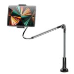 ⁦حامل تابلت بمشبك يثبت علي السرير والمكتب يدور 360 درجة للتحكم في زاوية الرؤية بمرونة⁩ - الصورة ⁦3⁩