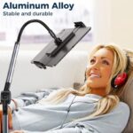 ⁦حامل تابلت بمشبك يثبت علي السرير والمكتب يدور 360 درجة للتحكم في زاوية الرؤية بمرونة⁩ - الصورة ⁦10⁩