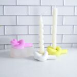 ⁦حامل شموع هاند ميد شكل عقدة من الجبس لتجديد وتغير ديكور البيت⁩ - الصورة ⁦7⁩