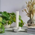 ⁦حامل شموع هاند ميد شكل عقدة من الجبس لتجديد وتغير ديكور البيت⁩ - الصورة ⁦8⁩