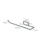 ⁦حامل فوط ومناديل ذاتي اللصق معدن غير قابل للصدأ⁩ - الصورة ⁦5⁩