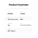 ⁦حامل موبايل سيارة دوار يثبت علي التابلوه او الزجاج الأمامي ثابت وقوي⁩ - الصورة ⁦5⁩