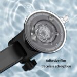 ⁦حامل موبايل سيارة يثبت بشفط الهواء علي التابلوه او الزجاج يدور 360 درجة للتحكم في زاوية الرؤية لإستخدم امن⁩ - الصورة ⁦5⁩