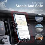 ⁦حامل موبايل سيارة يدور 360 درجة للتحكم في الزاوية يثبت في فتحات التهوية⁩ - الصورة ⁦8⁩