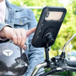 حامل موبايل للدراجات تاتش يدور 360 درجة للتحكم في زاوية الشاشة قوي وثابت