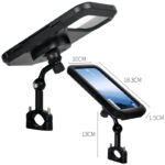 ⁦حامل موبايل للدراجات تاتش يدور 360 درجة للتحكم في زاوية الشاشة قوي وثابت⁩ - الصورة ⁦7⁩