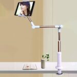 ⁦حامل موبايل وتابلت بمشبك للتثبيت علي الترابيزة والمكتب والسرير يدور للتحكم في زاوية الرؤية⁩ - الصورة ⁦3⁩