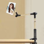 ⁦حامل موبايل وتابلت بمشبك للتثبيت علي الترابيزة والمكتب والسرير يدور للتحكم في زاوية الرؤية⁩ - الصورة ⁦8⁩