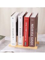 ⁦حامل ميني لتنظيم وتجفيف الأطباق والأكواب علي حوض المطبخ والرخامة من الخشب⁩ - الصورة ⁦3⁩