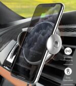 حامل و شاحن موبايل وايرلس سريع للسيارة بمستشعر للفتح والغلق اتوماتيك