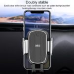 ⁦حامل وشاحن موبايل وايرلس سريع  للسيارة يفتح ويغلق اوتوماتيكي 10 واط⁩ - الصورة ⁦2⁩