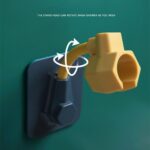 ⁦حامل وماسك لسماعة الدش دوار بلزق دبل فيس قوي سيليكون⁩ - الصورة ⁦6⁩