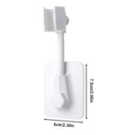 ⁦حامل وماسك لسماعة الدش دوار بلزق دبل فيس قوي سيليكون⁩ - الصورة ⁦8⁩