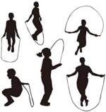 ⁦حبل قفز لممارسة التمارين الرياضية واللياقة البدنية والمساعدة علي حرق الدهون في المنزل والجيم⁩ - الصورة ⁦6⁩