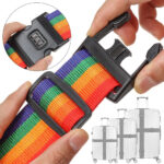 حزام شنط السفر برقم سري للأمان ومنع السرقه ولتمييز الشنط بسهولة