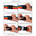 ⁦حزام شنط السفر برقم سري للأمان ومنع السرقه ولتمييز الشنط بسهولة⁩ - الصورة ⁦7⁩