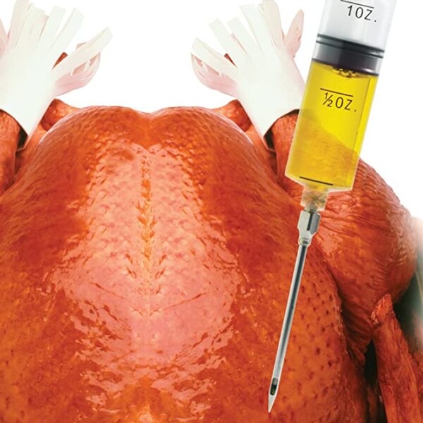 حقنة تتبيل الفراخ واللحوم بسهولة لمذاق شهي