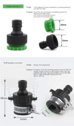 ⁦خرطوم ماء مرن قابل للتمدد حتى 15 متر للحديقة وغسيل السيارة والتنظيف داخل المنزل⁩ - الصورة ⁦5⁩