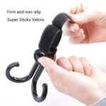 ⁦خطاف مزدوج لعربة الاطفال يدور 360 درجة لتعليق شنط الاطفال والمتعلقات الشخصية⁩ - الصورة ⁦4⁩