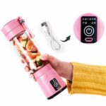 خلاط فواكه وخضروات محمول يو اس بي ٣٨٠ ملي لعمل العصائر الصحية في أسرع وقت وفي أي مكان - الصورة 3