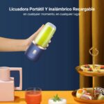 ⁦خلاط ومج فواكه وخضروات محمول 520 ملي ب 2 كوب للسفر والخروج بوصلة يو اس بي⁩ - الصورة ⁦8⁩