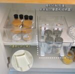 ⁦درج اكليريك قابل للسحب لسهولة الوصول للمنتجات منظم لدواليب المطبخ والثلاجة⁩ - الصورة ⁦3⁩