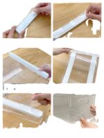 ⁦درج اكليريك قابل للسحب لسهولة الوصول للمنتجات منظم لدواليب المطبخ والثلاجة⁩ - الصورة ⁦4⁩